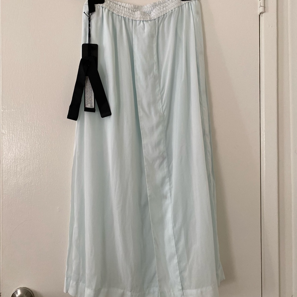 Beautiful light blue skirt. Snap panel skirt. Brand new